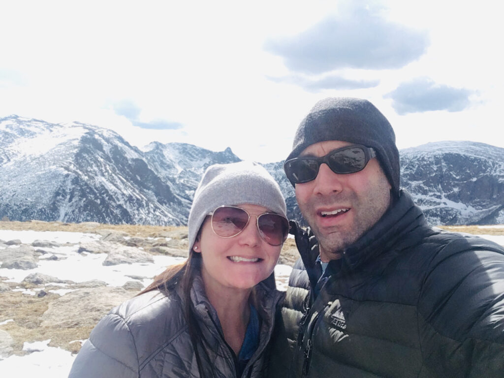 Couple on Trail Ridge Road in Rocky Mountain National Park