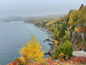 Shoreline of Lake Superior on the North Shore MN