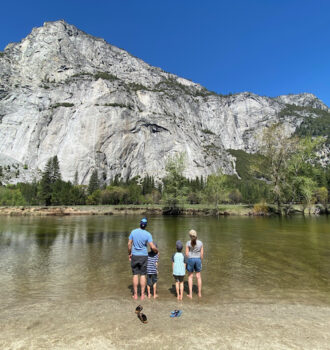 California National Parks Road Trip Family in Yosemite