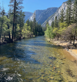 California National Parks Road Trip river and mountains